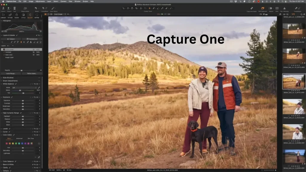 User Interface Capture One vs Lightroom