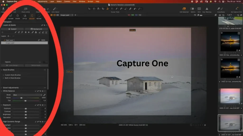 Editing Tools: Features and Functionality Lightroom vs Capture One

